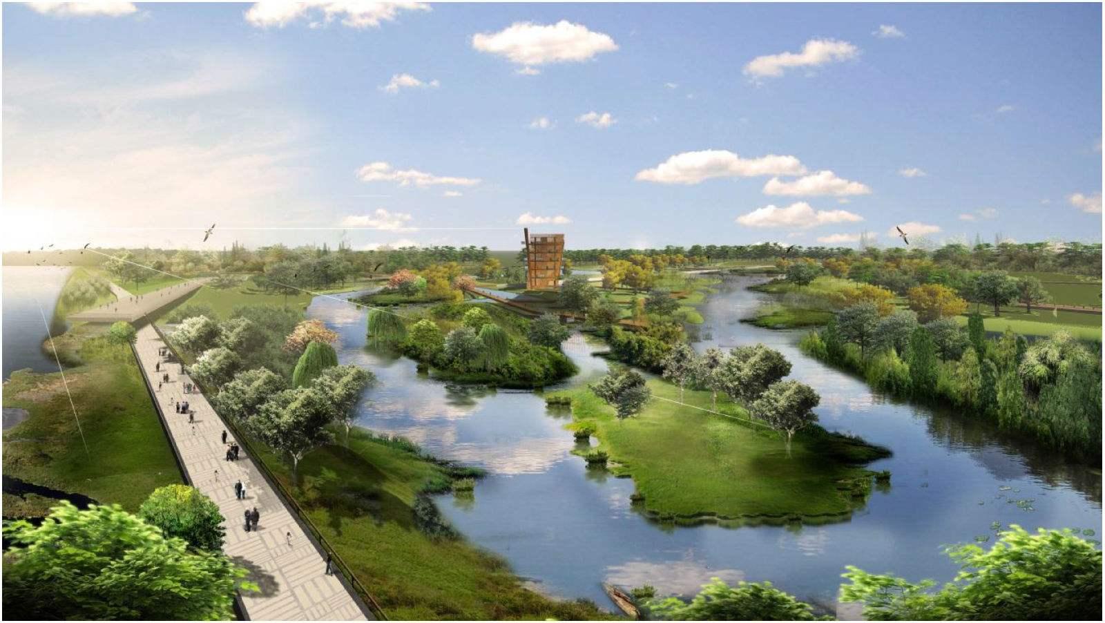 鄭州市賈魯河綜合治理工程西流湖段（中原路－化工路）-建筑、古建工程